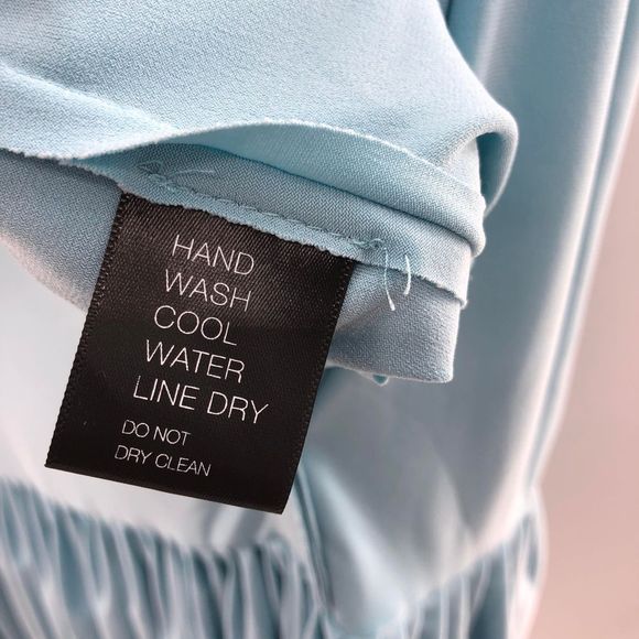 Norma Kamali Oversized Boyfriend Shirt Dress in Powder Blue - Picture 4 of 13